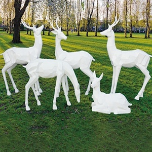 抽象鹿 雕塑