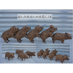 铁艺小猪
